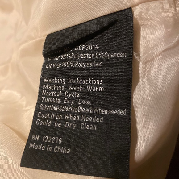 New LA coalition Approved vegan coat with belt in cream XL - Picture 6 of 9